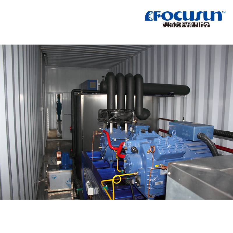 T Containerized Ice Flake Making Machine Focusun Refrigeration Co Ltd