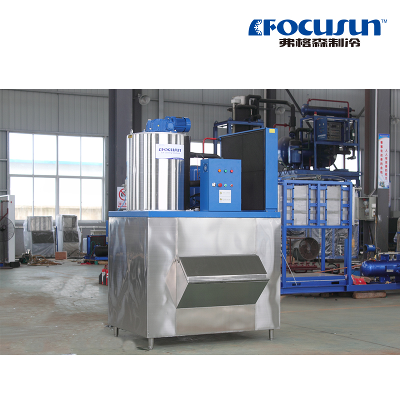 T Seawater Marine Flake Ice Machine Focusun Refrigeration Co Ltd